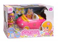 Famosa 700008150 Игровой набор: малиновая машинка с куклой Пинипон