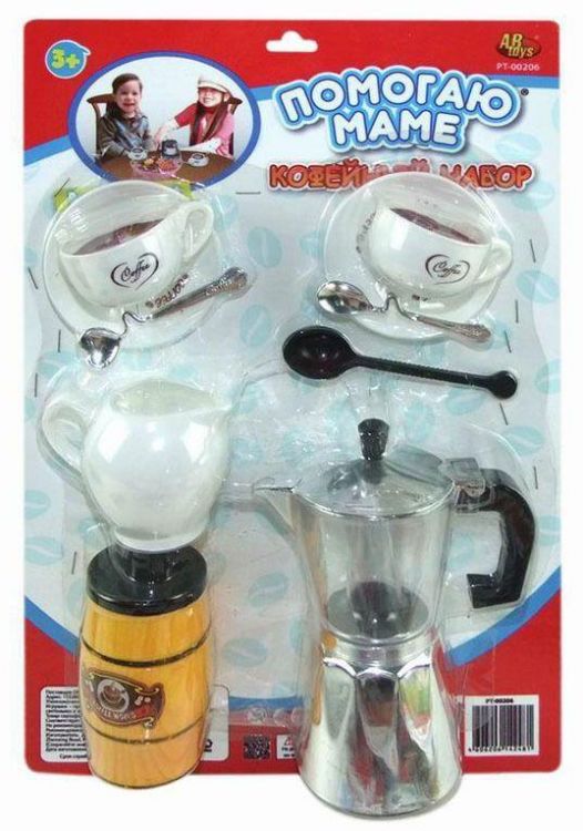 ABtoys. Помогаю Маме PT-00206пц Кофейный набор "Помогаю Маме", 8 предметов