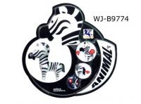 JUNFA RS6199-Zebra Фигурка мини-животного. Зебра, световые и звуковые эффекты