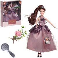 ABtoys (АБтойс) PT-01642 Кукла ABtoys "Amelia. Королевский прием" с диадемой, в длинном платье, темные волосы 30см