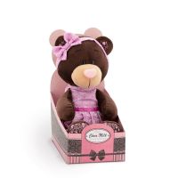 Orange Toys M9032/25 Choco&Milk Мягкая игрушка Медведь девочка Цветочная симфония, 25 см