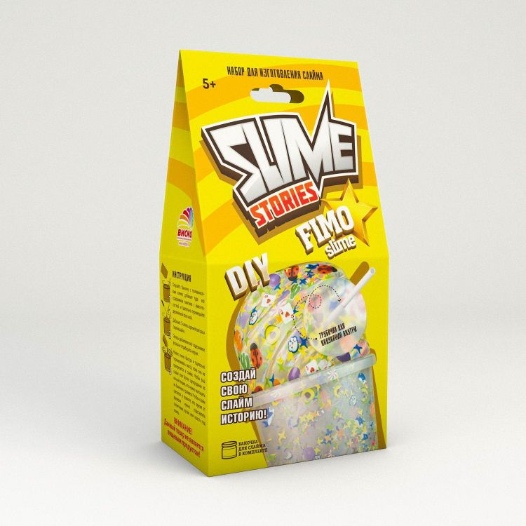 ВИСМА 917пл Набор для опытов и экспериментов ВИСМА Юный химик Slime Stories Fimo