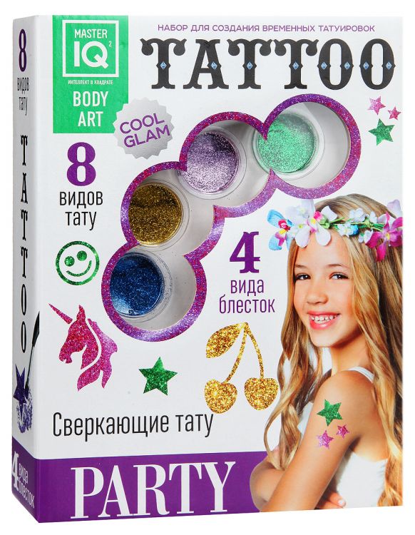 КАРРАС C009 Набор для создания временных татуировок Party