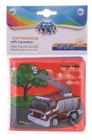 Canpol Babies 250989069 Книжка Canpol Babies Машины, с пищалкой, мягкая