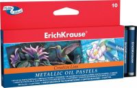 ErichKrause 39155EK Пастель масляная ArtBerry Metallic 8 цветов + 2 контура