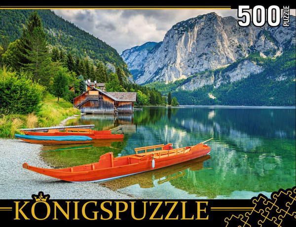 Konigspuzzle ГИК500-8318 Пазл Озеро Альтаусзее, Австрия, 500 элементов