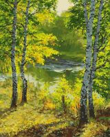 Белоснежка 026-AB Раскраски по номерам. Картина Подмосковье , 40*50 см
