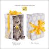 BUDI BASA BB-051 Мягкая игрушка Кот Басик BABY в джинсовом жилете, 20 см