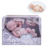JUNFA 203-2 Пупс "Baby So Lovely", 25см (10''), в розовом костюмчике с шапочкой и аксессуарами