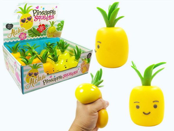 JUNFA 1809-SQ099A/1 Игрушка-антистресс "Pineapple squeeze", ананас, 12 шт. в дисплее, ЦЕНА ЗА ШТУКУ! JUNFA 1809-SQ099A/1 Игрушка-антистресс "Pineapple squeeze", ананас, 12 шт. в дисплее, ЦЕНА ЗА ШТУКУ!
