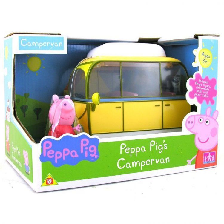 Peppa Pig 15561  Игровой набор "Веселый кемпинг" (автомобиль-фургон, 1 фигурка)