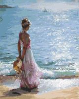 Раскраски по номерам. Картина Утренняя прогулка, 40*50 см