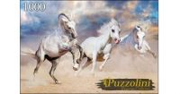Puzzolini 7702 Пазл Белые скакуны, 1000 элементов