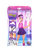 ЯиГрушка 16597 Блокнот для творчества Ya! Style 15*22см "Девочка в стиле "Рок"
