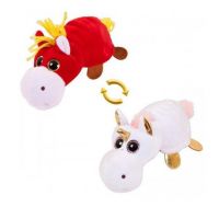 AB toys M5016 Мягкая игрушка Перевертыши Лошадка/Единорог, 16 см
