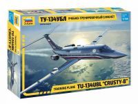 Звезда (ZVEZDA) 7036з Сборная модель ZVEZDA Учебно-тренировочный самолет Ту-134УБЛ 1:144
