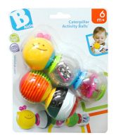 BKids 4835 Игрушка-пазл для малышей  «Веселая гусеничка»