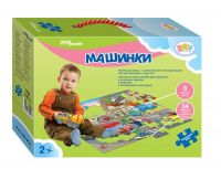 Step Puzzle 70102 Пазл напольный Baby Step "Машинки", 42 элемента