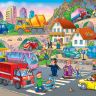 Step Puzzle 70102 Пазл напольный Baby Step "Машинки", 42 элемента