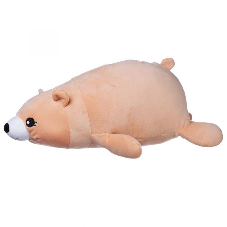 ABtoys M4980 Мягкая игрушка Super soft Медведь бежевый, 45 см