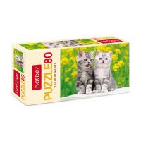 Hatber 80ПЗ5-01235 ПАЗЛЫ 80 элементов А5ф 165х230мм Котята