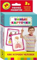 Росмэн 25191 Умные карточки Как устроен человек (3+)
