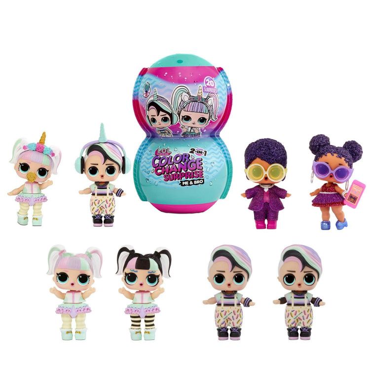 L.O.L. LIL OUTRAGEOUS LITTLES 580638 Игровой набор L.O.L. Surprise Color Cange Me &amp; My Bro (серия Колор Чендж - Я и мой Братик)