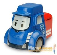 Robocar POLI 83178 Пости металлическая машинка, 6см