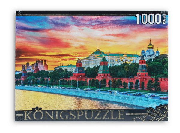 Konigspuzzle ГИК1000-8227 Пазл Московский кремль, Россия, 1000 элементов