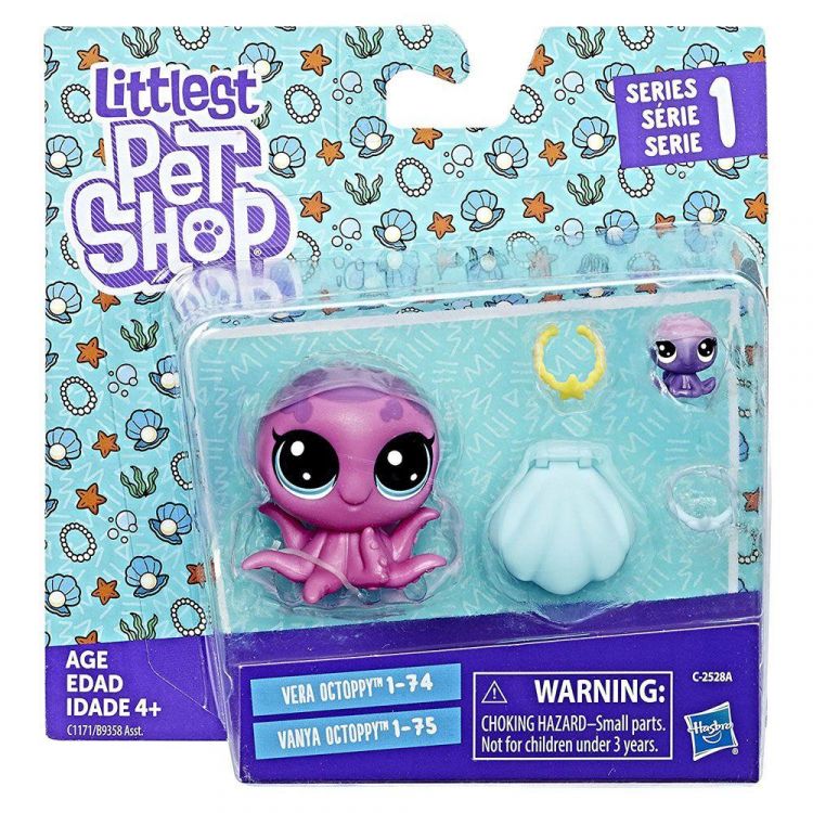 Hasbro C1171 LPS S1 Парочка Осьминог и осьминожка