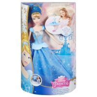 Mattel CHG56 Кукла принцесса Диснея Золушка с вращающейся юбкой, 28 см