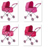 MELOBO 8808 Коляска для кукол - классическая, с регулируемым капюшоном, Buggy Boom Mixy