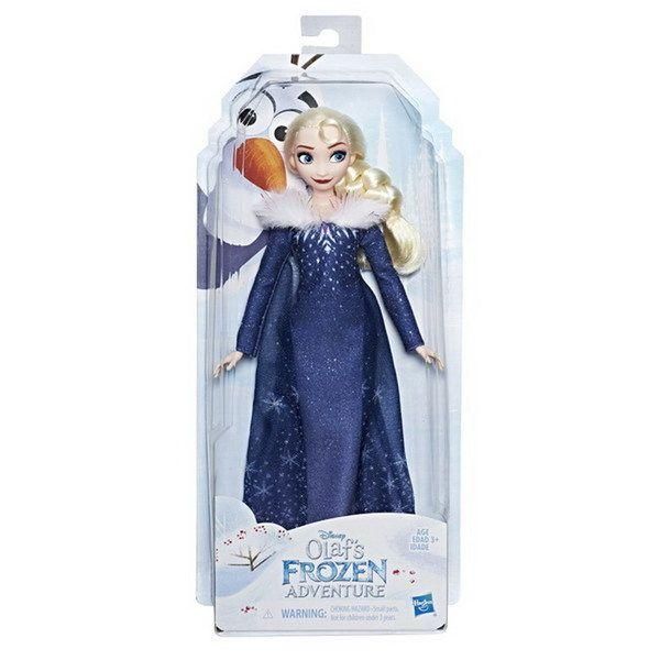 Hasbro E2789 Кукла Принцесса Дисней Холодное сердце Рождество с Олафом, Эльза, 28 см