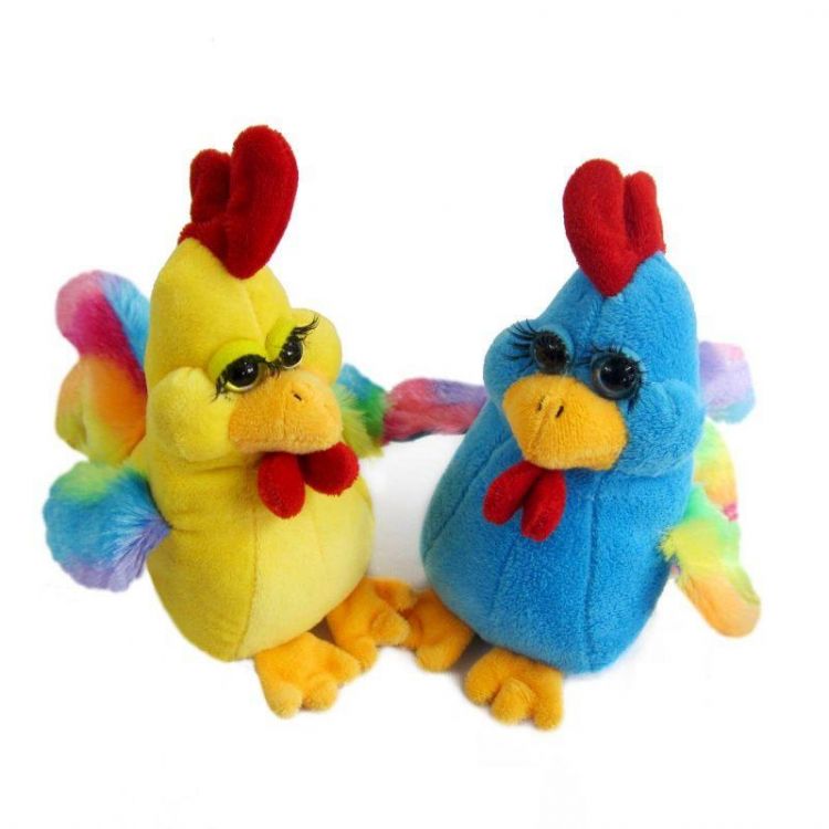Teddy YSL17823 Мягкая игрушка Петушок, 15 см