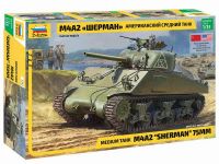 Звезда (ZVEZDA) 3702з Сборная модель ZVEZDA Американский средний танк Шерман 1:35