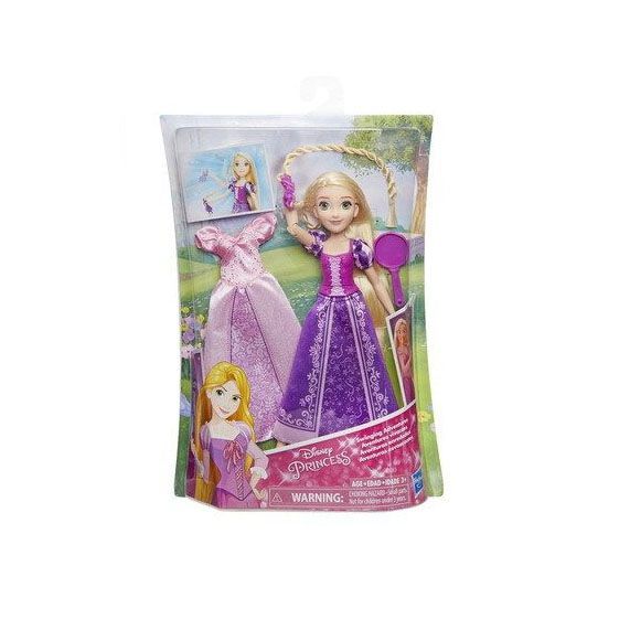 Hasbro E2068 Кукла делюкс Принцесса Дисней Рапунцель с дополнительным платьем, 20 см