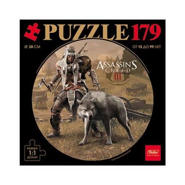 Hatber 179ПЗк4-15664 ПАЗЛЫ круглые 179 элементов А4ф d300мм Assassin"s creed Hatber 179ПЗк4-15664 ПАЗЛЫ круглые 179 элементов А4ф d300мм Assassin"s creed