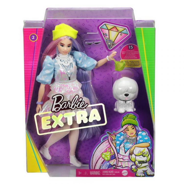 Mattel GVR05 Кукла Mattel Barbie Экстра в шапочке