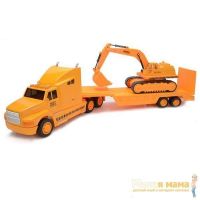 Soma 79248 Строительная техника Перевозчик + Экскаватор 66 см