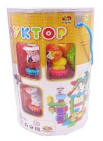 ABtoys PT-00795 Конструктор со щетинками "Кид Блок", 90 деталей