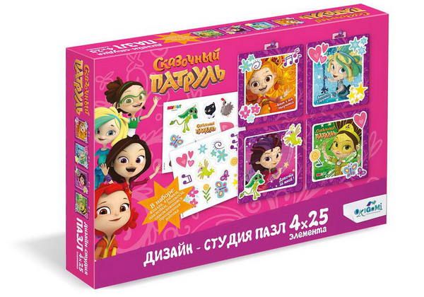 ORIGAMI 04888 Набор Дизайн-студия. Сказочный патруль. Полиптих 4х25. Все получится ORIGAMI 04888 Набор Дизайн-студия. Сказочный патруль. Полиптих 4х25. Все получится