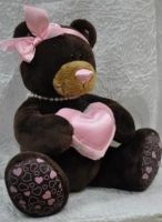 Orange Toys M003/25 Медведь девочка Milk с сердцем 25 см