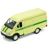 Welly 42387CCN Модель машины 1:34-39 ГАЗель Инкассация