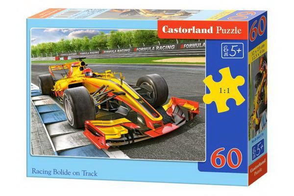Castorland В-066179 Пазл Castorland 60 деталей Гоночный болид