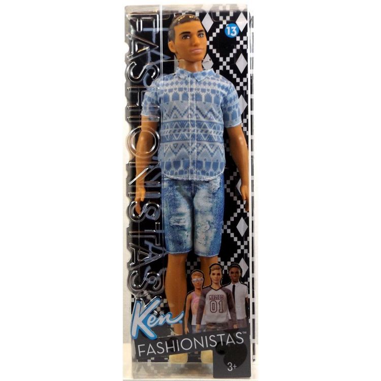Mattel FNJ38 Кукла Barbie "Игра с модой" Кен, шатен