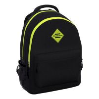 ErichKrause 48610ЕК Рюкзак ученический ErichKrause® EasyLine® с двумя отделениями 20L Black&amp;Yellow
