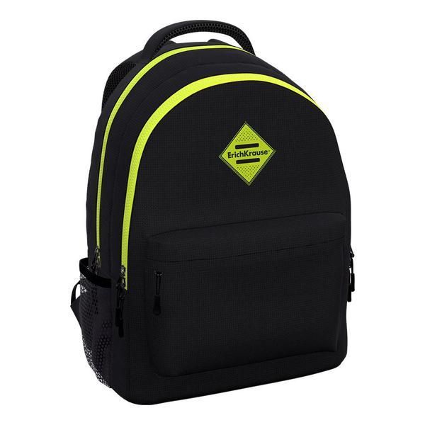 ErichKrause 48610ЕК Рюкзак ученический ErichKrause® EasyLine® с двумя отделениями 20L Black&amp;Yellow