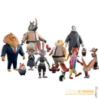 Zootropolis L70913 Зверополис Набор фигурок, 14 героев