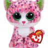 TY 36189 Beanie Boo's Мягкая игрушка Котенок Sophie розовый, 15 см