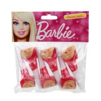 Язычки-гудки "Барби", 6 шт.